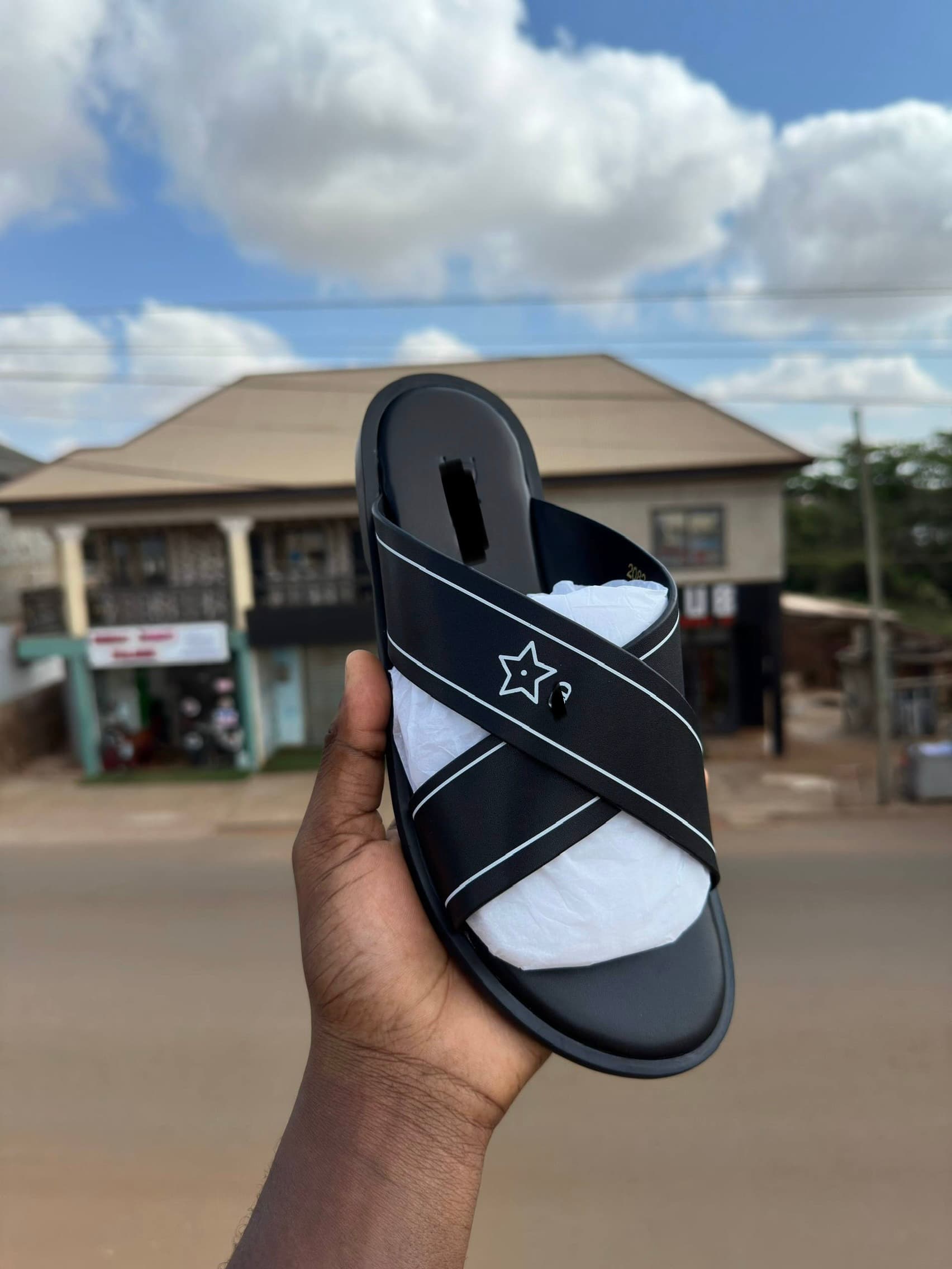 Black Dior Slippers 
