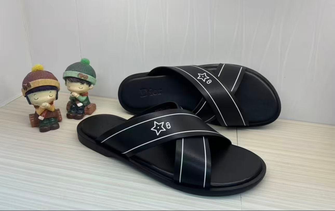 Black Dior Slippers 